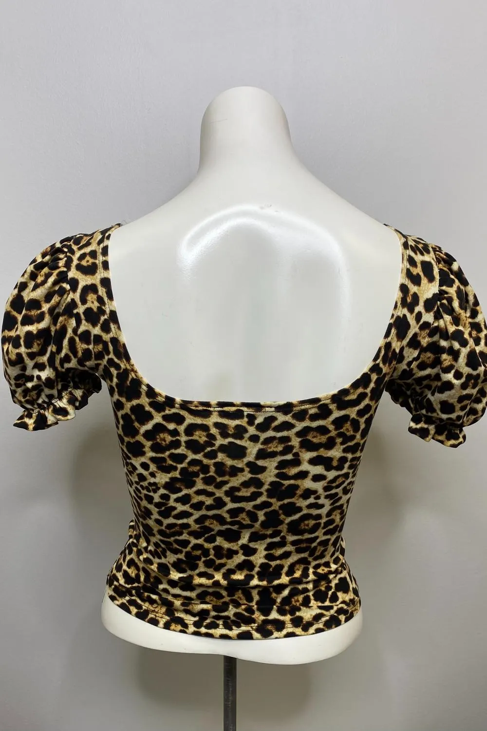 Animal Print Crop Top