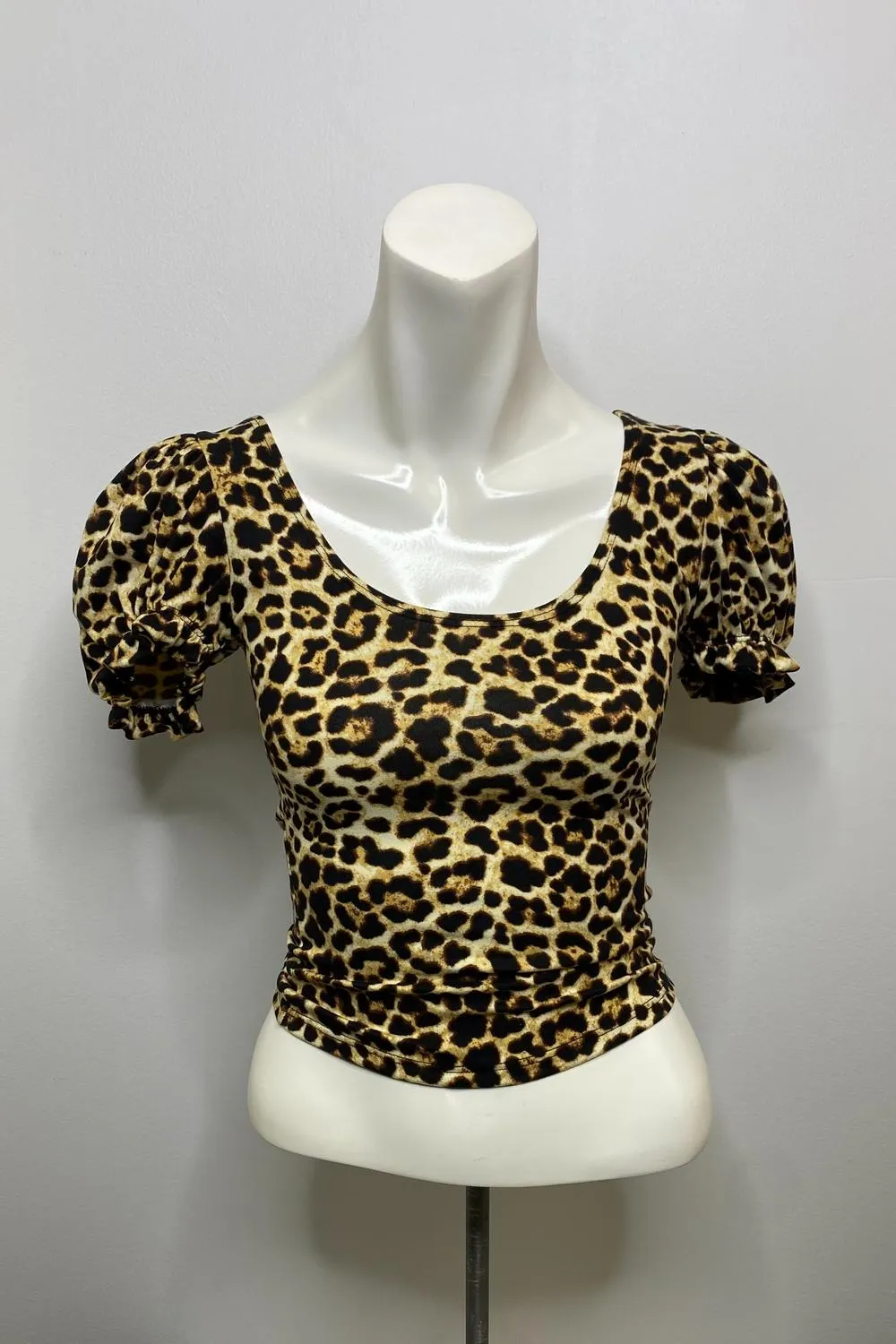 Animal Print Crop Top