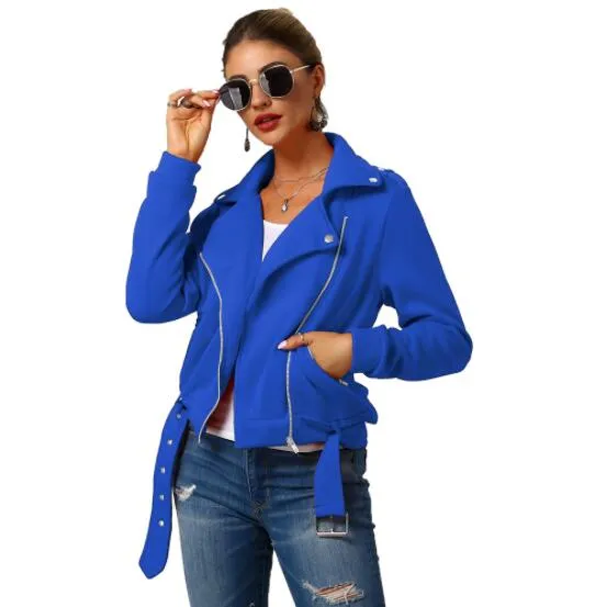 autumn women black slim cool women jackets