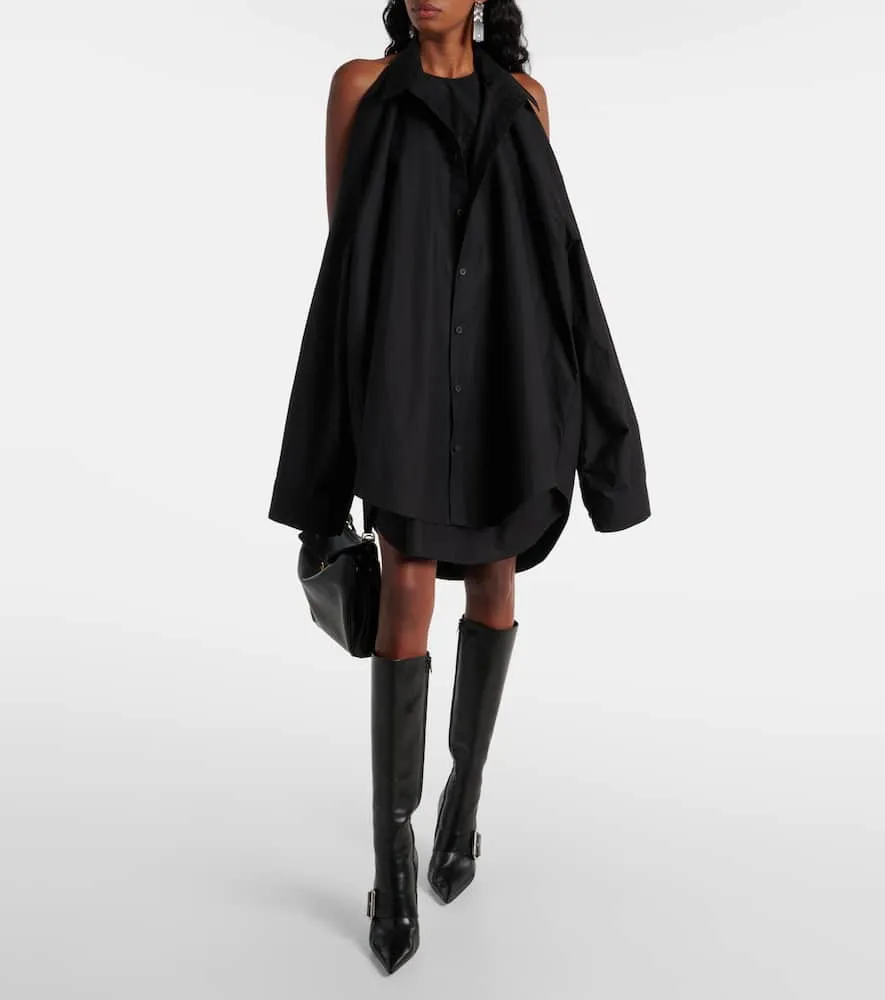 Balenciaga Suspended cotton shirt dress