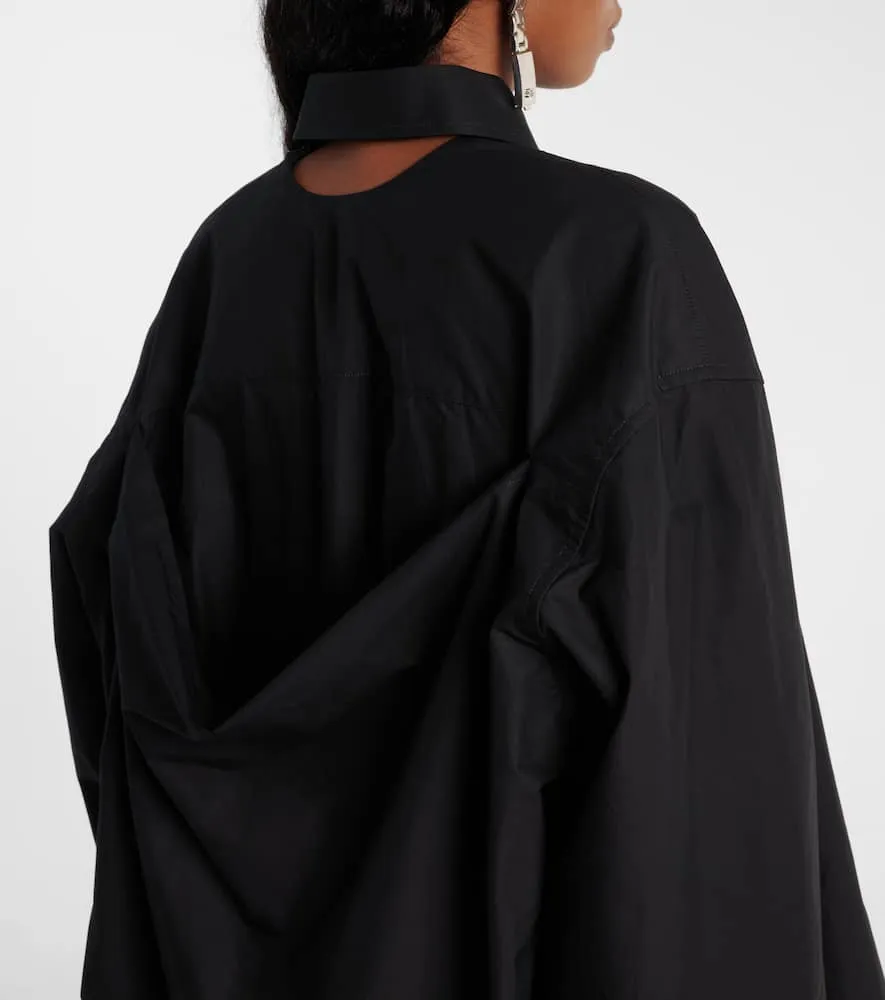 Balenciaga Suspended cotton shirt dress