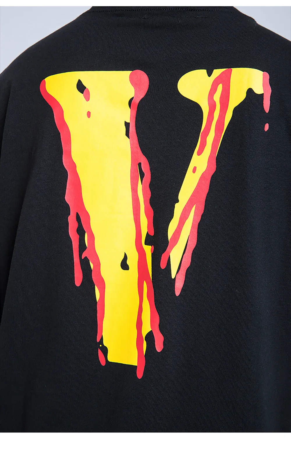 Bloody Smile Face Short Sleeve Oversized T-Shirt