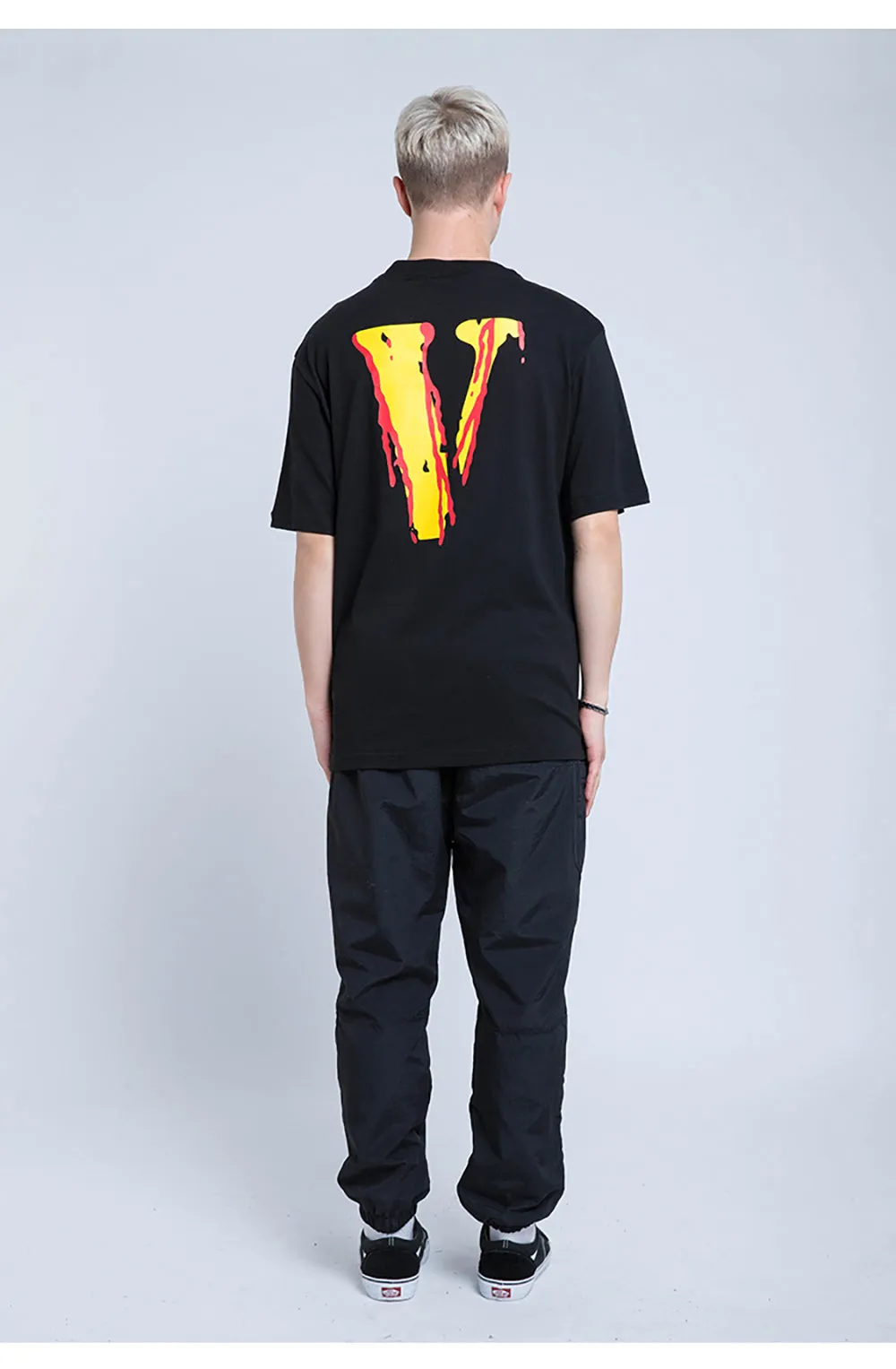 Bloody Smile Face Short Sleeve Oversized T-Shirt