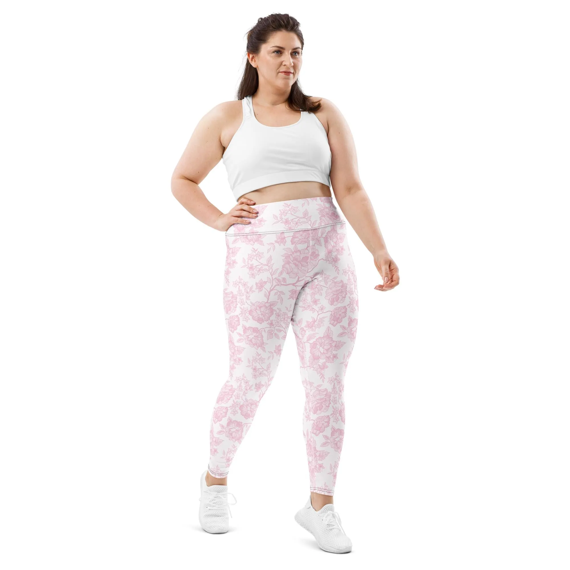 Curtain All-Over Print Plus Size Leggings
