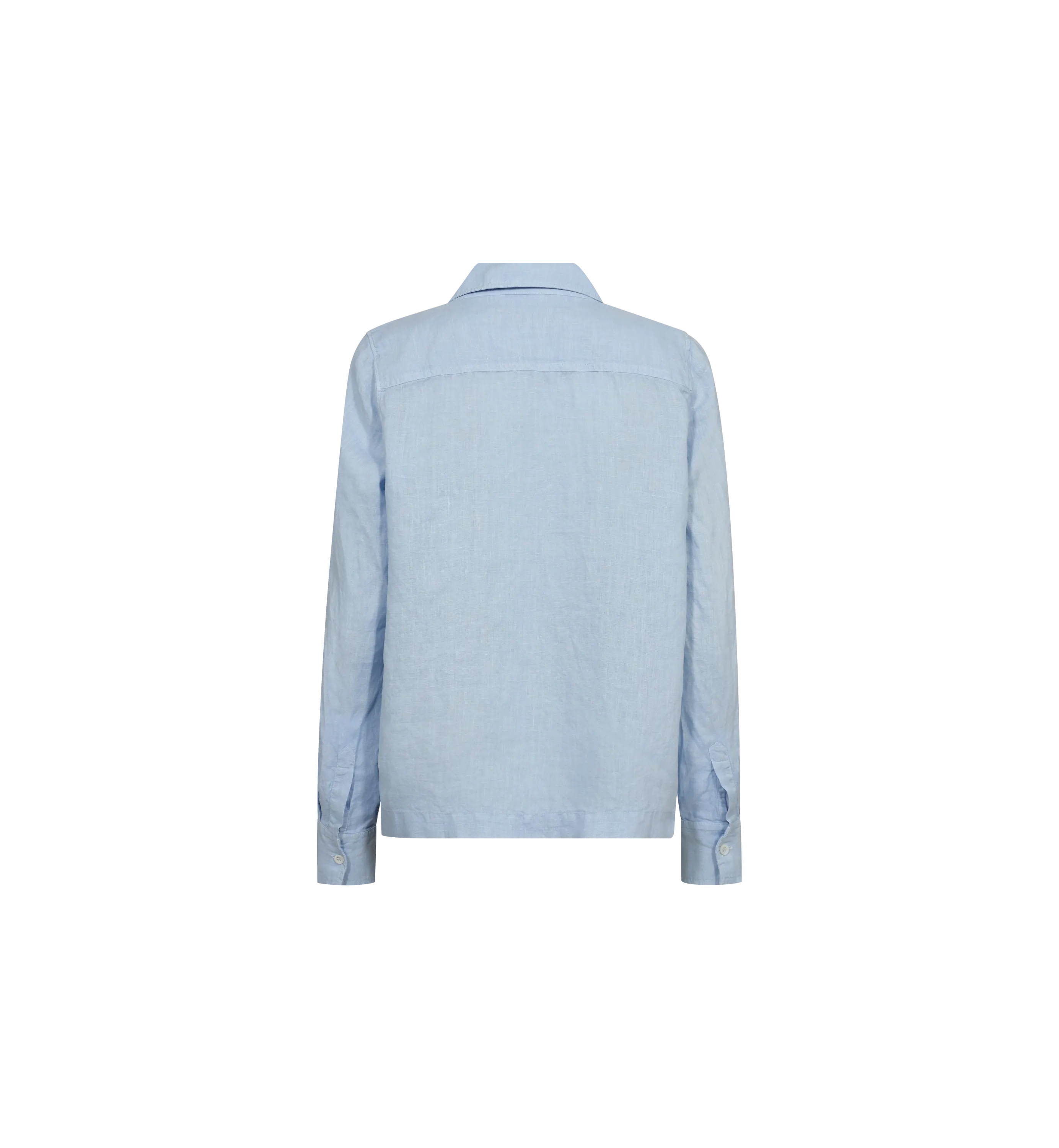 Enna Linen Pocket Blouse - Skyway