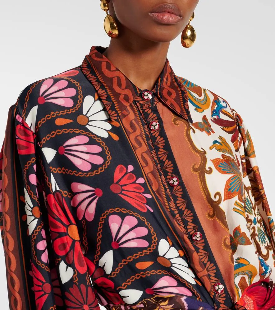 Farm Rio Miranda printed shirt dress