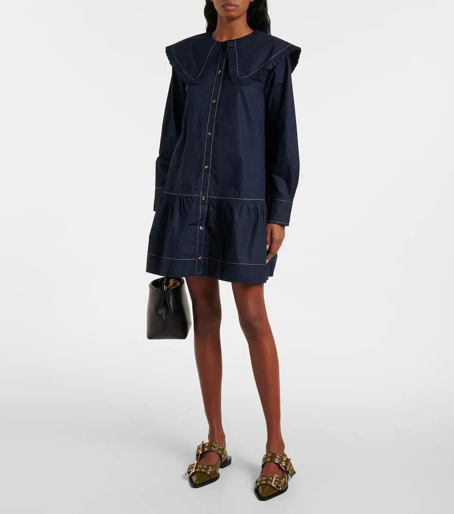 Ganni Cotton shirt dress