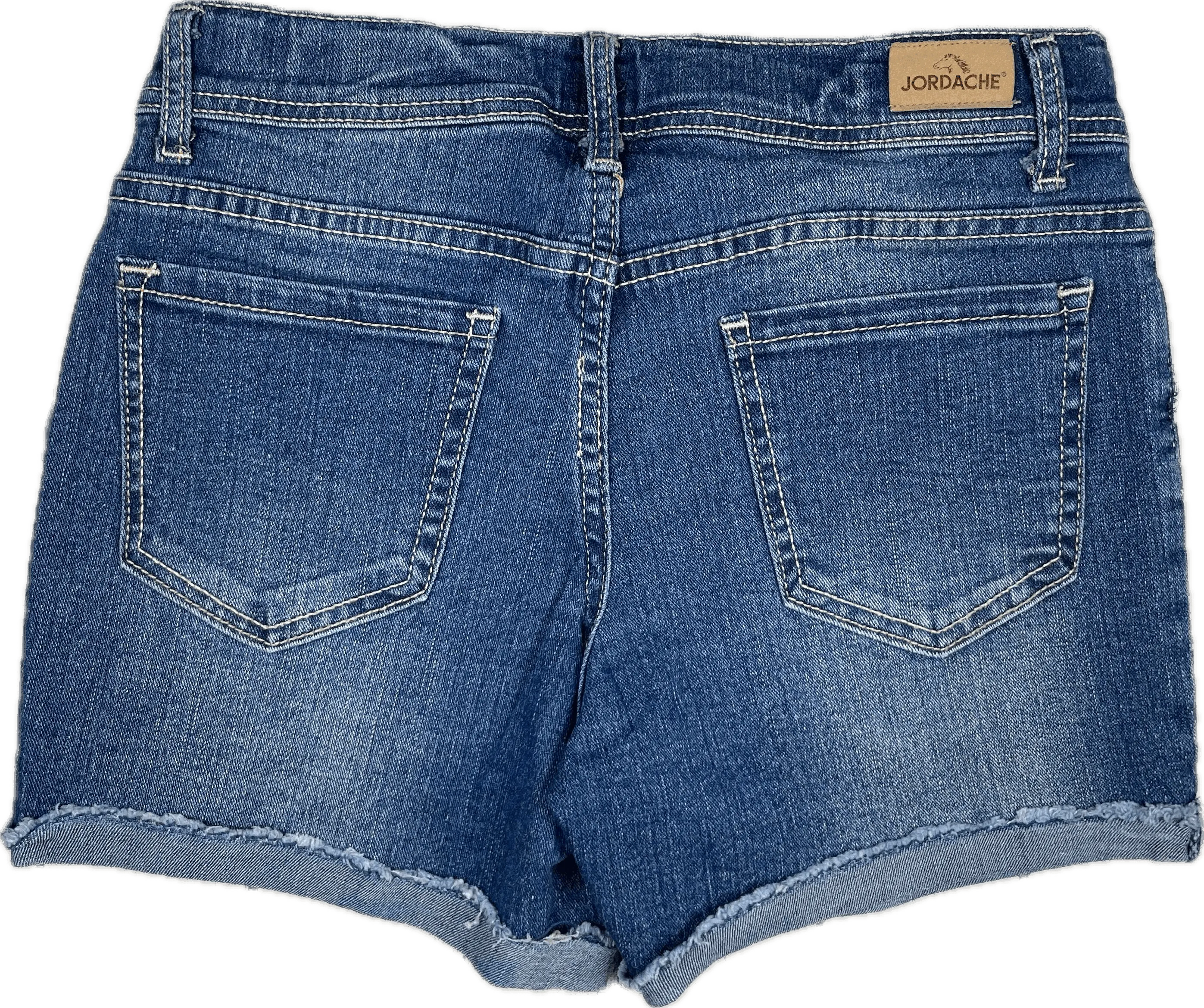 Girls Jordache Star Print  Denim Shorts - Size 14 Years