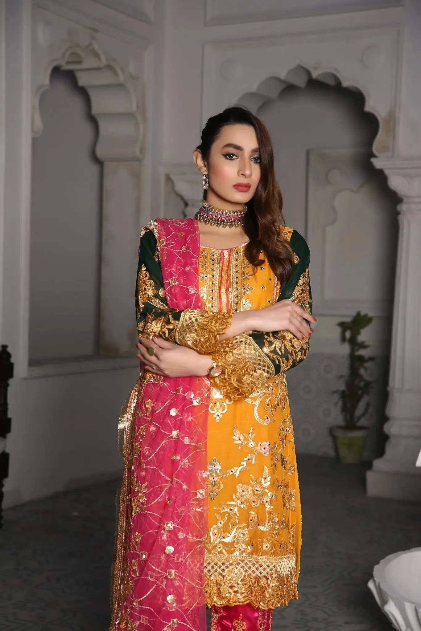 IshDeena Party Wear Formal Outfits Indian Pakistani Wedding Dresses for Women Designer
