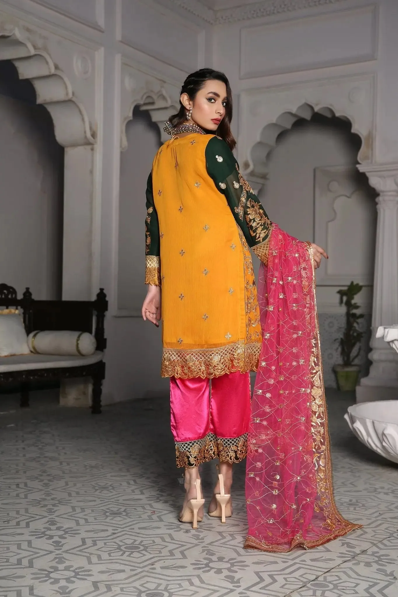 IshDeena Party Wear Formal Outfits Indian Pakistani Wedding Dresses for Women Designer