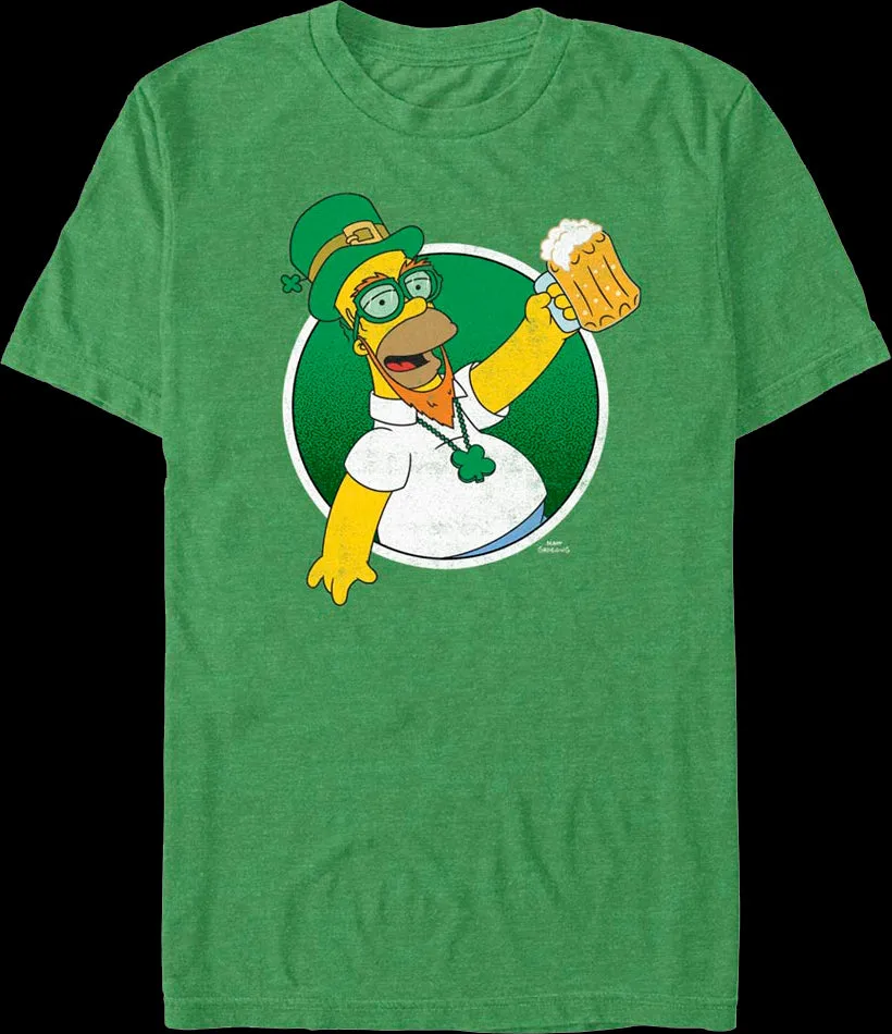 Leprechaun Homer Simpson T-Shirt