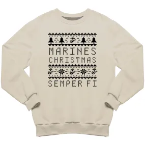 Marines Sand Christmas Sweatshirt