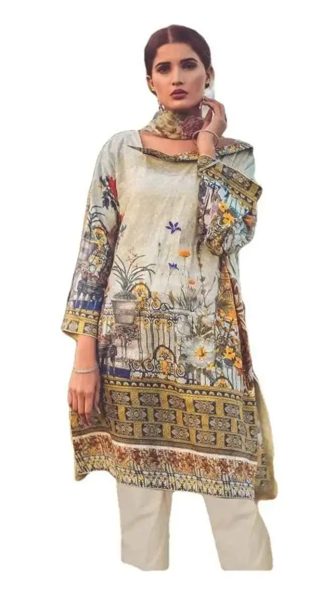 Pakistani Dresses for Women Ready to Wear Salwar Kameez Ladies Suit - 3 Piece (Small, Tea Green - IshDeena Chikankari)