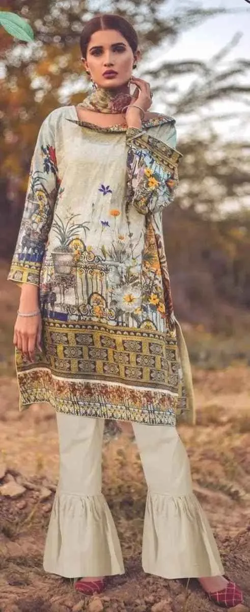 Pakistani Dresses for Women Ready to Wear Salwar Kameez Ladies Suit - 3 Piece (Small, Tea Green - IshDeena Chikankari)