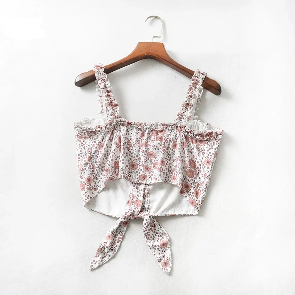 Two Piece Set - Mini Ruffled skirt & top