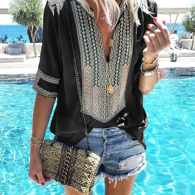 Women Fashion Top T Shirt